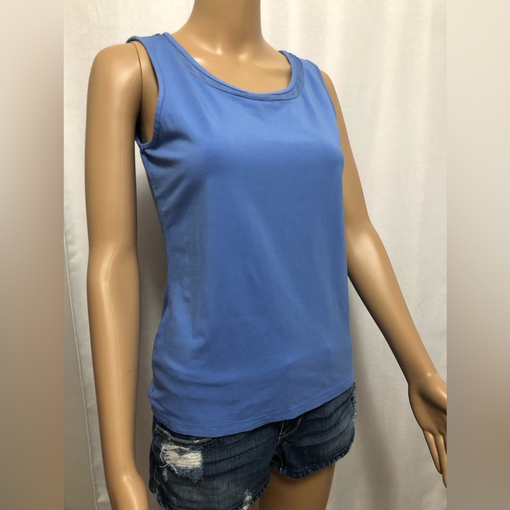 Talbots light blue tank top.